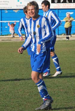 Andrew Fox who scored his 13th goal of the season and gave Staveley their 62nd point from a possible 75 points from the last 25 games