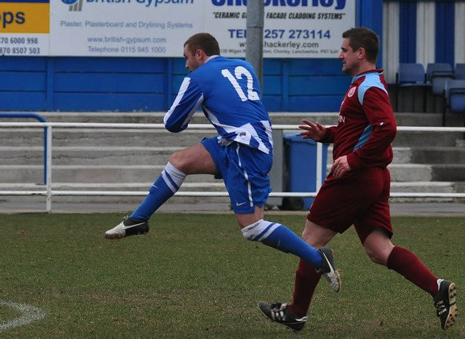 Staveley deservedly equalised after 76 minutes when substitute Sean Dickinson scored with a quality shot from the edge of the box that gave the goalkeeper no chance.