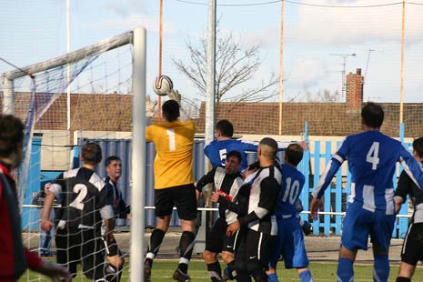 Early pressure was from Staveley MWFC