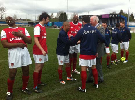 The Mayor and Mayoress of Chesterfield were in attendance and were introduced to the teams before the match began.