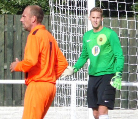 Lawrence Matthewson had to make two excellent saves in quick succession shortly before the break, which was a reflection on how end to end and open the first forty five minutes were at times