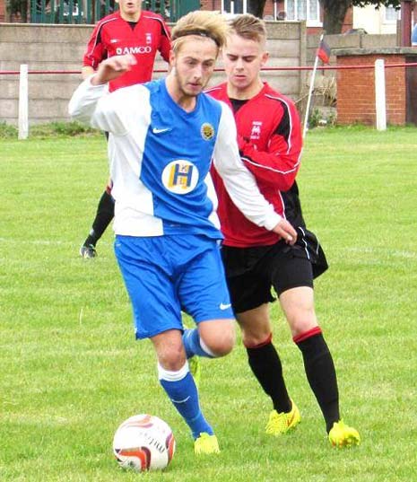 Finlaw, Watters and Damms combined well as the visitors tried passing their way around a resolute Maltby defence