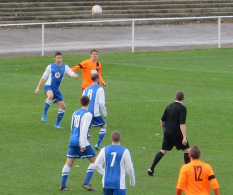 On 80 minutes, Morley unlocked the Athersley defence and sent Wall charging through the right channel, where he took a couple of touches and belted the ball just inside the right upright.