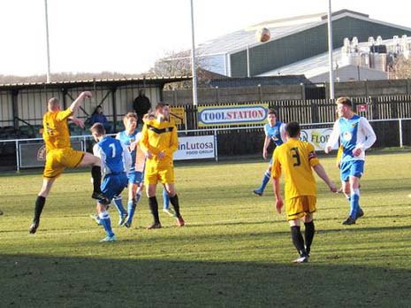 With ninety minutes on the clock, Staveley had weathered a bit of a first half storm, had made a fist of it after the break and were heading for a hard fought away win, against a side who have a decent spine of high quality players throughout the team.