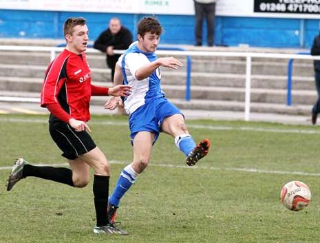 Staveley took the lead after 16 minutes with a fine finish from Kurtis Morley for his 7th goal of the season