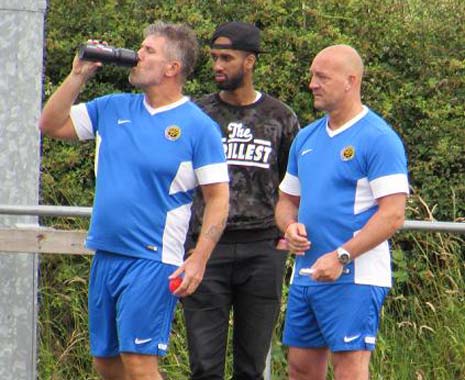 Staveley's new management team, Brett Marshall and Paul Ward, made a winning start in their first game, with a 2-1 win against a lively Arnold Town side at Eagle Valley on Saturday.