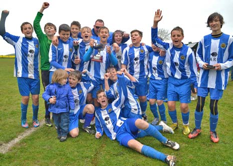 An outstanding season from the Staveley U13s culminated in victory on Sunday with victory in the Sheffield League's Trophy Cup Final.