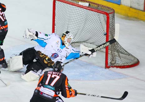 Jason Hewitt scores his game winning goal against Coventry