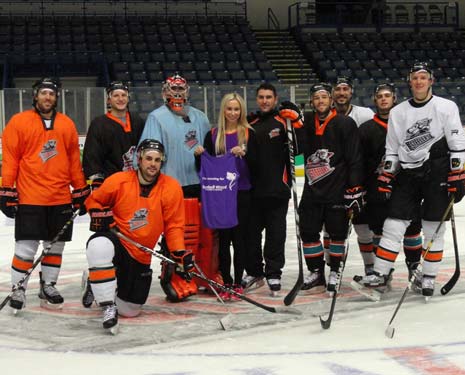 It's great to have the support of Heather and The Sheffield Steelers and we'll be extremely proud to see her on the day in our purple vest running for Team Bluebell said Heidi Megaughin, Acting Chief Executive of Bluebell Wood